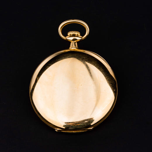 独角鹿西洋古董怀表瑞士钟表世家品牌1920年代18K金珐琅盘怀表 商品图2