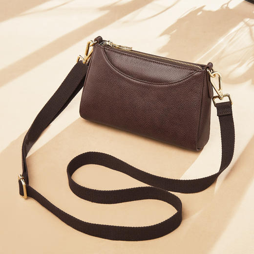 Safiya/索菲娅2022新款头层牛皮信封包单肩包包女式斜挎包女包SF9136028Y 商品图1