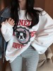 【潮流百搭加厚狗狗女卫衣】美式复古2022新款秋冬季百搭加绒加厚白色卫衣女慵懒风ins外套潮 商品缩略图3