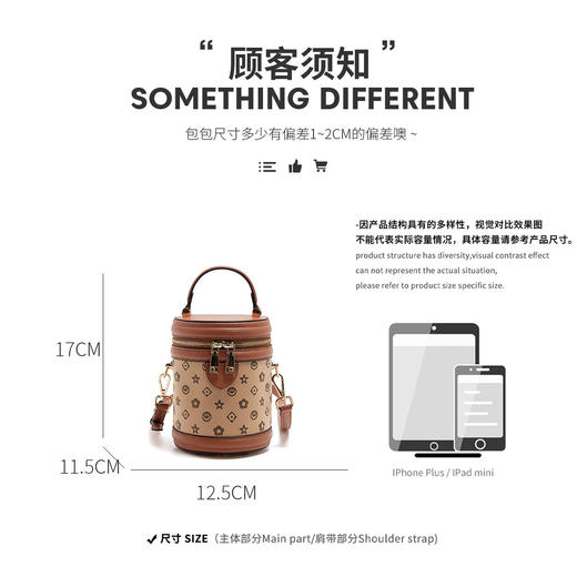 Safiya/索菲娅牛皮包包2022新款水桶包单肩包女式斜挎包女包SF9111015Y 商品图6