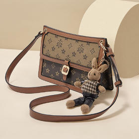 Safiya/索菲娅2022新款包包印花托特包单肩包女式斜挎包女包SF9140029Y