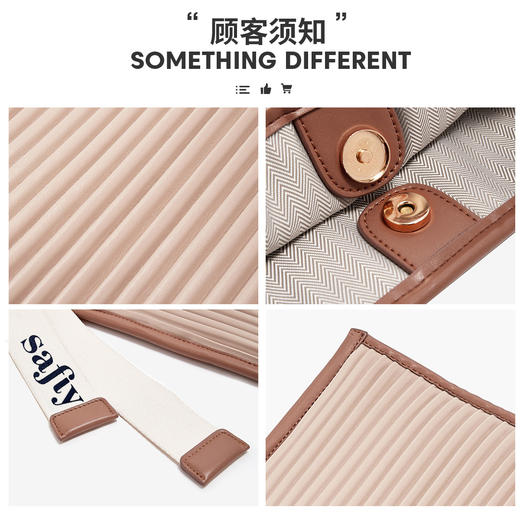 Safiya/索菲娅包包2022新款手提包大容量托特包女式单肩包女包SF9151040Y 商品图7