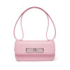 BALENCIAGA 巴黎世家 女士条纹压花小牛皮 BB金属徽标单肩包 粉色 674693 2101Q 5906 商品缩略图0