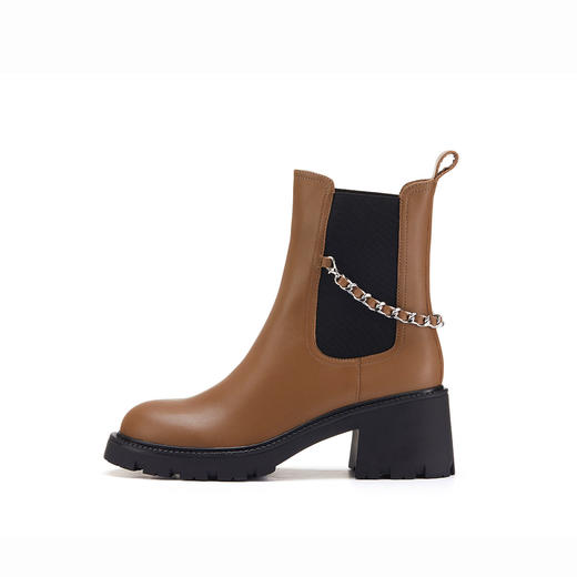 西村名物舒适透气软底软面优雅纯色百搭休闲裸靴女44561 商品图3