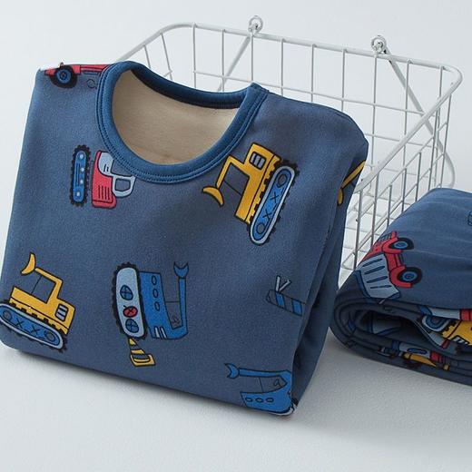 儿童加绒加厚保暖内衣宝宝男童女童冬夹棉秋衣秋裤保暖衣套装pyy24 商品图4