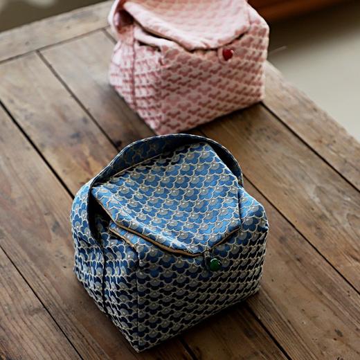 旅行便携式棉麻布袋建盏茶杯陶瓷紫砂主人杯收纳保护套加厚袋子 商品图5