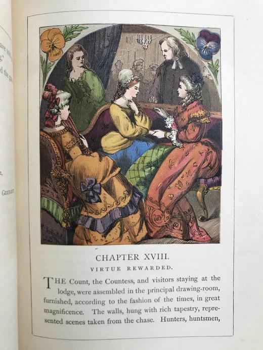 约19世纪后期 花篮：虔诚与真理的胜利 约24幅彩色插图 漆布精装32开 商品图12