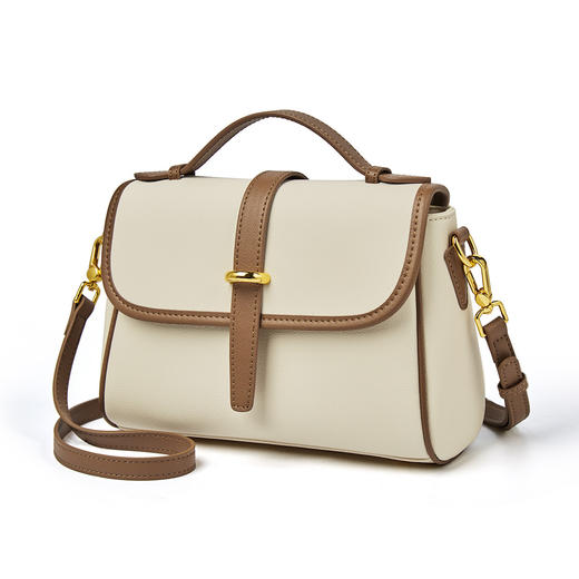 Safiya/索菲娅牛皮2022新款大容量单肩包包女斜挎包手提女SF900072Y 商品图7