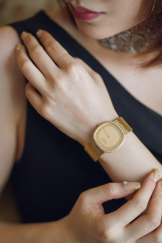 独角鹿西洋古董手表瑞士钟表世家品牌纯金镶嵌钻石机械女士腕表 商品图2