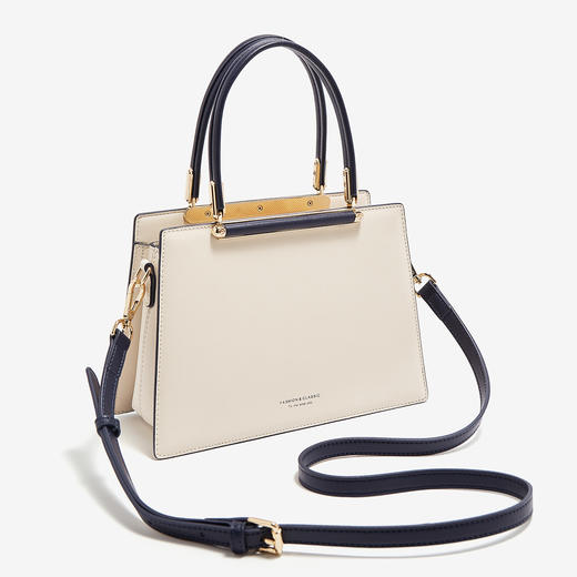 Safiya/索菲娅牛皮2022新款托特包单肩包包女式斜挎包手提女包SF9136021Y 商品图1