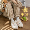 棉拖鞋女款冬季外穿居家用可爱学生宿舍厚底毛毛保暖防滑包跟 商品缩略图3