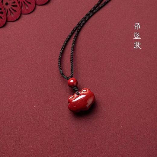 国风朱砂如意男女个性小吊坠项链手机链钥匙扣挂件 商品图3