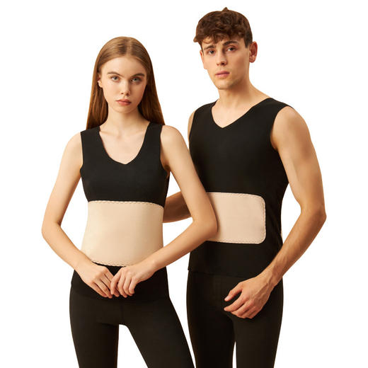 「数款颜色可选！男女款」宝娜斯男士保暖背心 双面贴片加厚保暖内衣女无痕打底衫保暖背心 商品图4