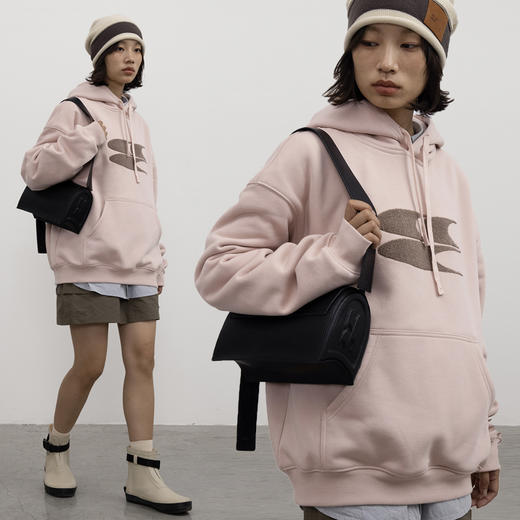 CryingCenter 【加绒加厚版】哭喊泪粉色连帽卫衣经典 哭喊中心 商品图2