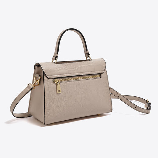 【立减30元】Safiya/索菲娅头层牛皮包包2022新款手提包单肩包女式斜挎包女包SF953016Y 商品图3