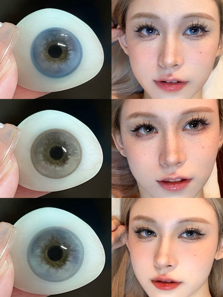 LOVEIIKIRA年抛隐形眼镜 伦敦雾14.5mm 1副/2片-VVCON美瞳网10