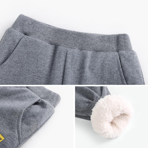 【清仓捡漏】【加绒夹棉】【90】男女童冬款加绒加厚保暖棉裤精典泰迪 商品图7