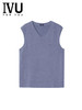 6FIVU男士V领无痕打底背心无袖可外穿暖衣上衣（11.16） 商品缩略图0
