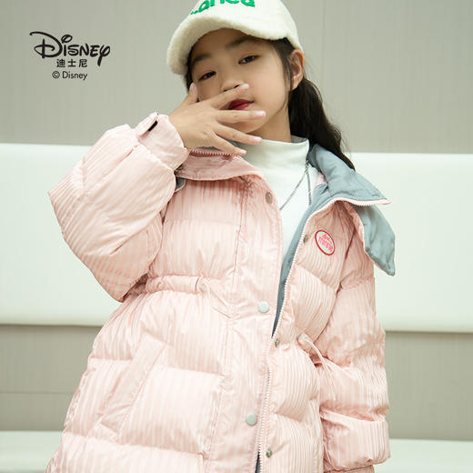 2023年迪士尼新版中长款女孩儿童加厚羽绒服XHR 商品图0