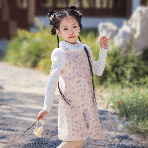 非质量问题不退换哦~小嫒記中式汉服国风旗袍-瑞兔旗袍 商品图6