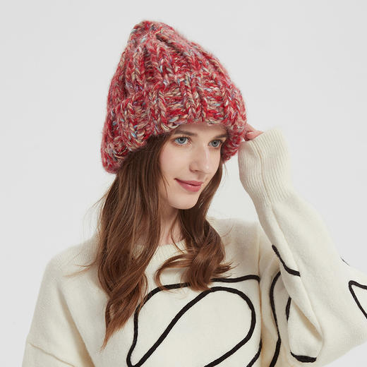 KENMONT卡蒙毛线帽KM-9441  翻边帽檐   休闲俏皮减龄   显脸小 商品图6