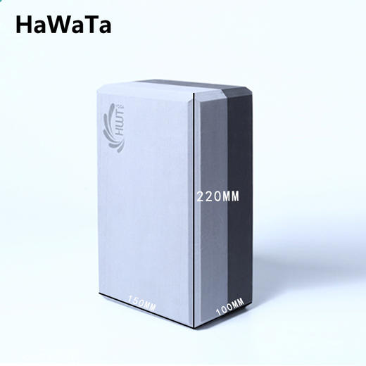 HWT华威特加厚高密度直边eva艾杨格三瑜伽专用瑜伽砖850G 双色 商品图0