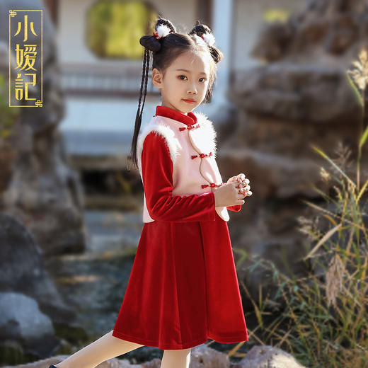 （限量款！！）小嫒記中式国风汉服-红俏套装 商品图5