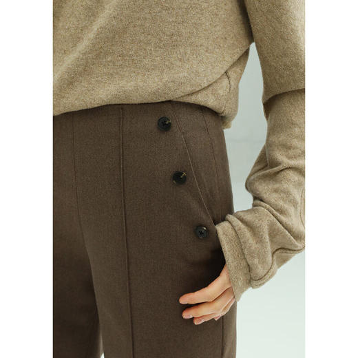 COCOBELLA复古英伦风小脚休闲裤宽松遮胯通勤OL西裤PA532 商品图2