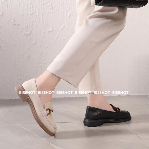 新品简单大扣百搭舒适乐福鞋790B23510 商品图2