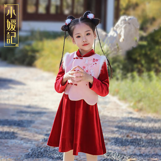 （限量款！！）小嫒記中式国风汉服-红俏套装 商品图3
