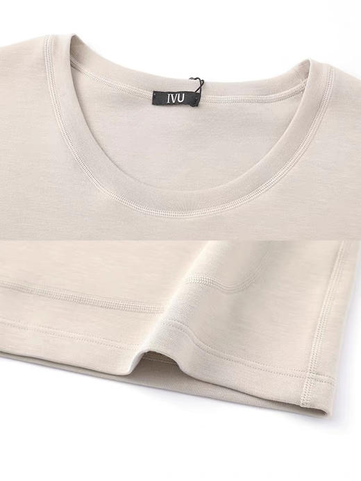 6FIVU新品基础圆领暖衣男士舒适长袖打底上衣（11.16） 商品图3