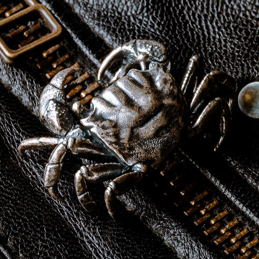 刻己-螃蟹 S925银茶宠摆件 禅意茶道具礼品【官方授权 】【48小时发货】 商品图3