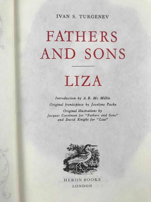 屠格涅夫小说 苍鹭出版社（HeronBooks）复古仿皮精装插图本 单卷出售 商品图9