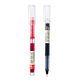 齐心 RP625 全针管直液式走珠笔 0.5mm黑色 中性笔签字笔碳素笔水笔1支