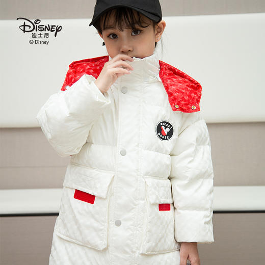 2023年迪士尼中长款男女孩儿童加厚羽绒服XHR 商品图2