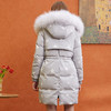 欧芮儿2019秋冬 羽绒服女中长款真毛领90绒直筒加厚外套 商品缩略图1