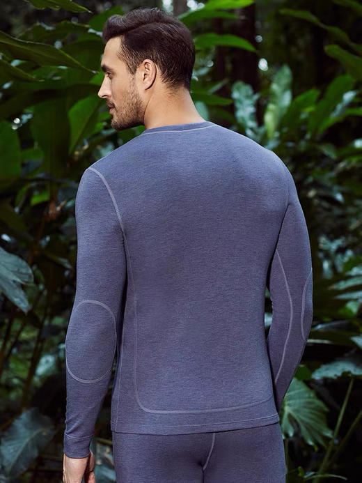 6FIVU新品基础圆领暖衣男士舒适长袖打底上衣（11.16） 商品图1