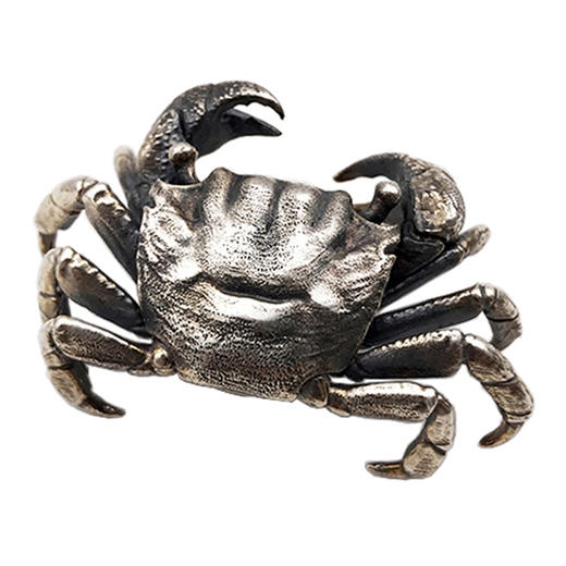 刻己-螃蟹 S925银茶宠摆件 禅意茶道具礼品【官方授权 】【48小时发货】 商品图4