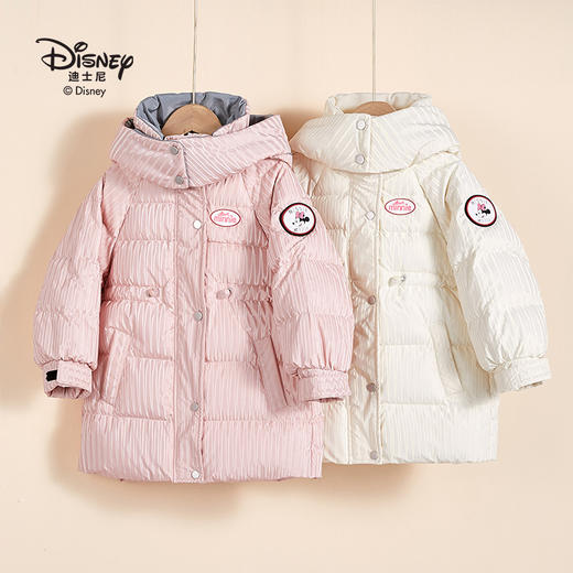 2023年迪士尼新版中长款女孩儿童加厚羽绒服XHR 商品图3