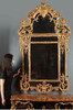 独角鹿西洋古董法国金叶鎏金浮雕叶板纹科林斯柱式木质长方挂镜 商品缩略图1