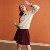 欧芮儿2017秋装新款显瘦收腰百褶半身裙女短款 商品缩略图2