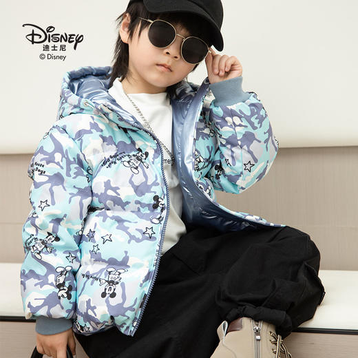 2023年迪士尼双面男女孩儿童羽绒服XHR 商品图1