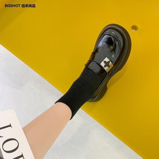 新品松糕厚底百搭乐福鞋995B23607 商品图2