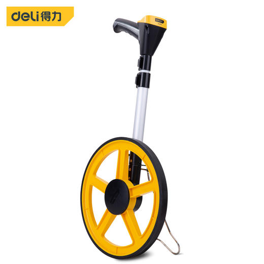 得力DL4179数显轮式测距仪300mm(黄) 商品图0