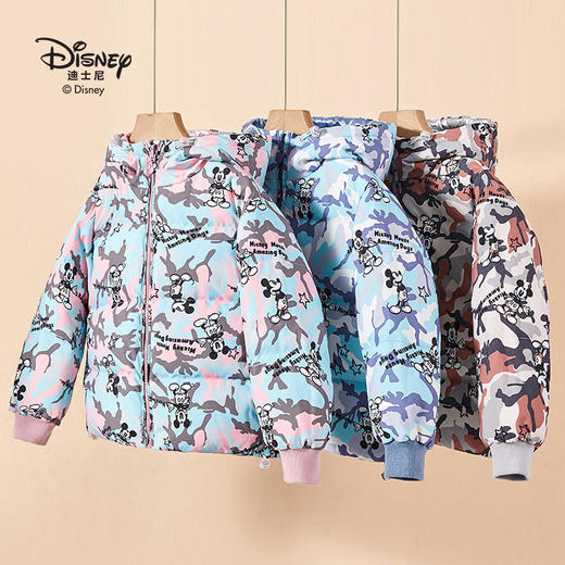 2023年迪士尼双面男女孩儿童羽绒服XHR 商品图3