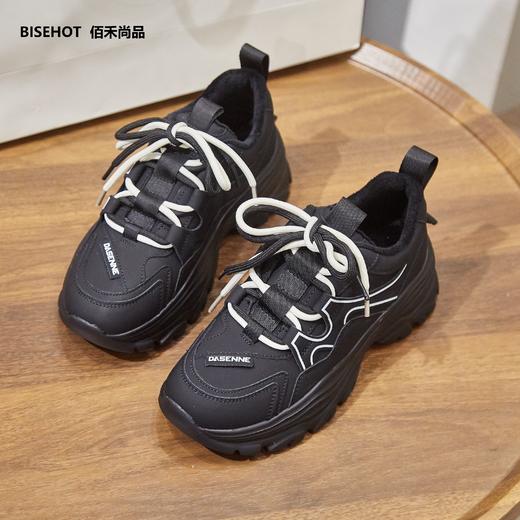 新品加绒冬季老爹鞋运动棉鞋253B25563 商品图7