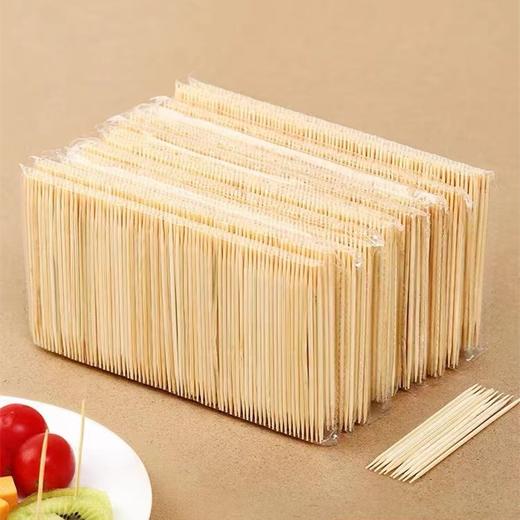 牙签一次性双头尖酒店餐厅饭店竹质家用商用竹签1包 商品图0