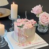 粉色花朵刮刀花微加高蛋糕-低糖处理无添加 商品缩略图1