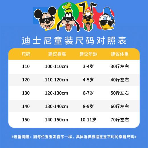 迪士尼2023皮革毛领儿童冬季加厚加绒服LD224s886 XHR 商品图8