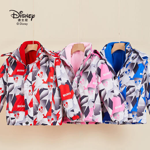 2023年迪士尼儿童加绒可拆卸冲锋衣 XHR 商品图2
